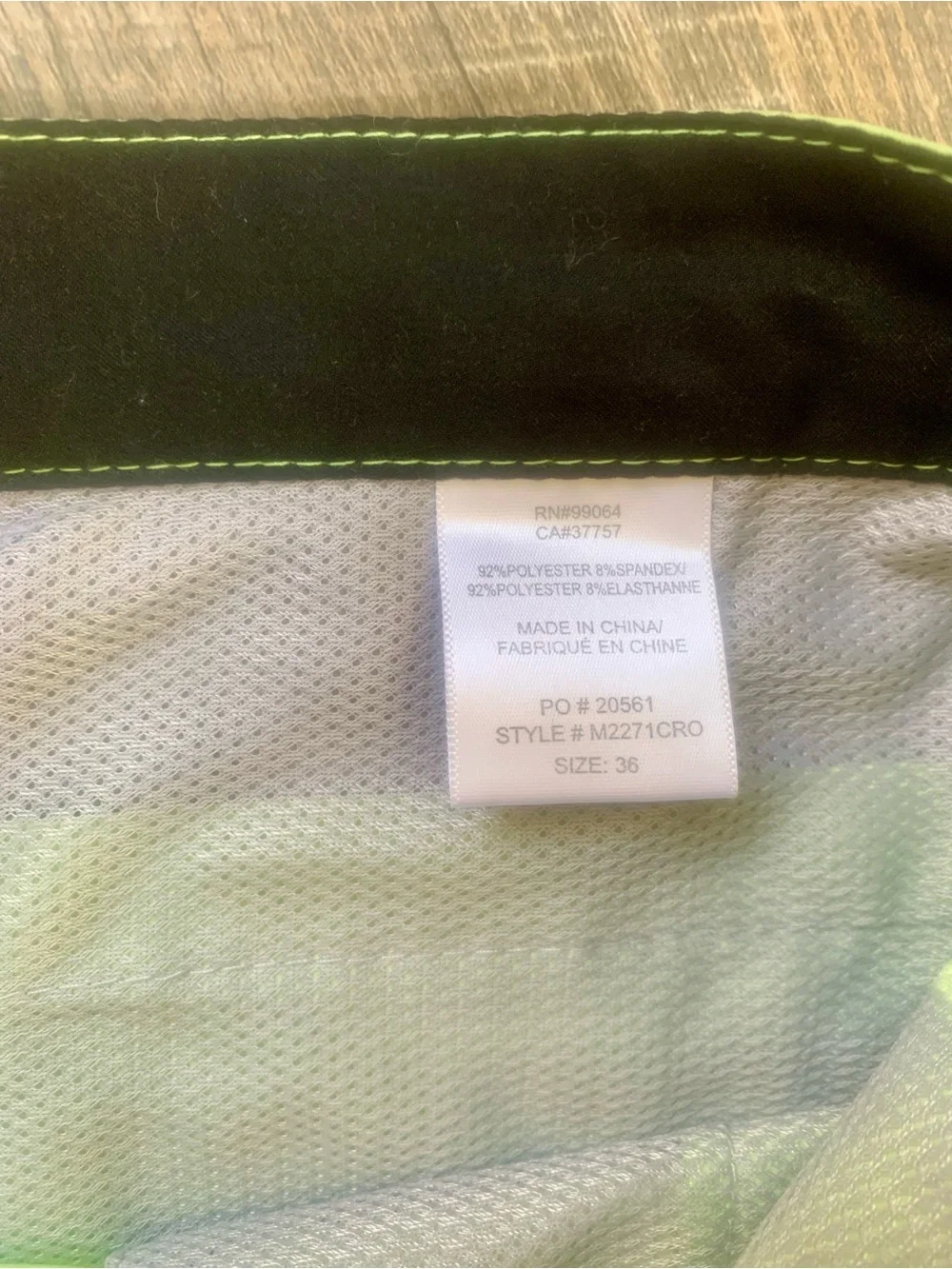 Billabong Light Green Platinum Stretch Hybrid Shorts
